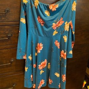 Off the shoulder dress